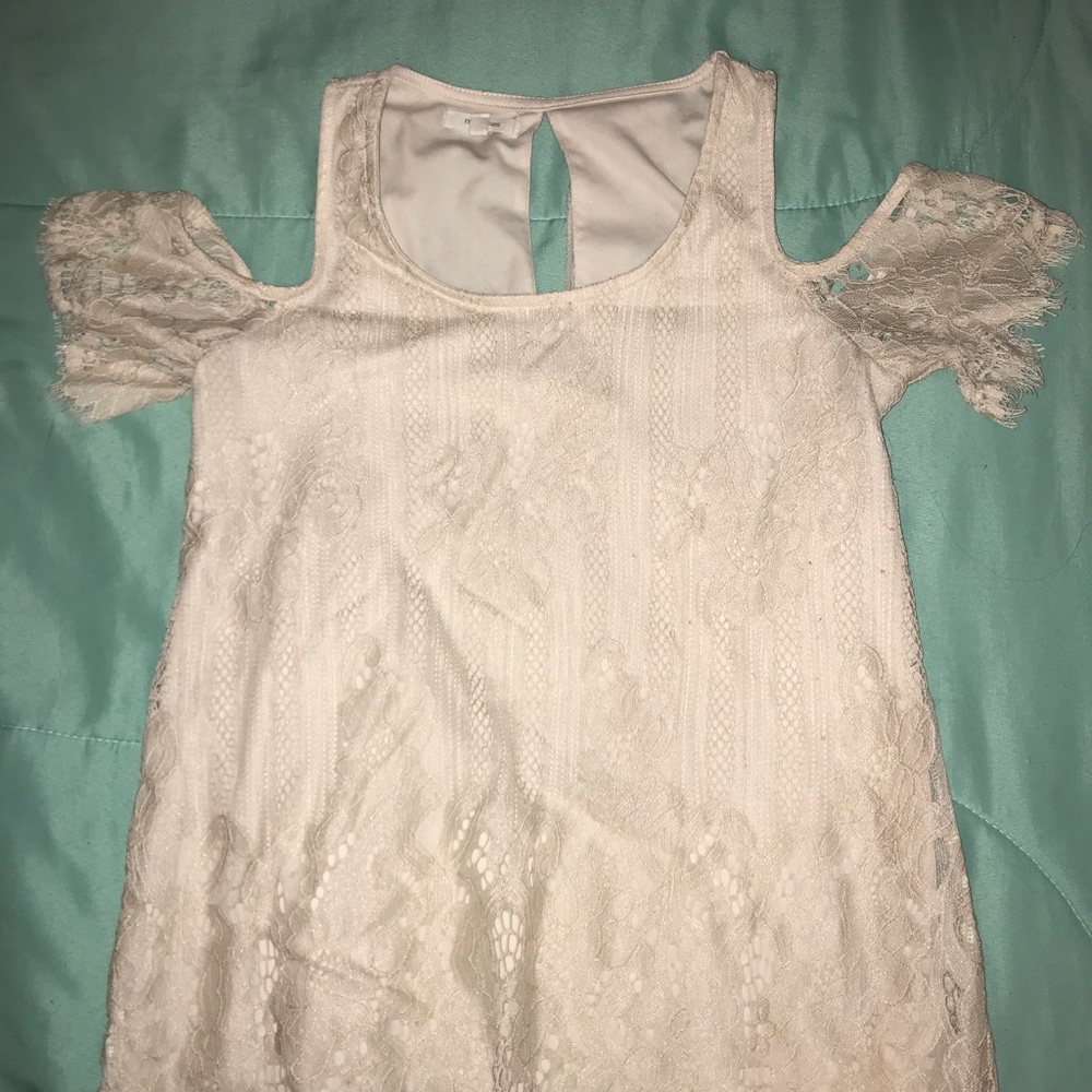 Maurices off the shoulder dress shirt